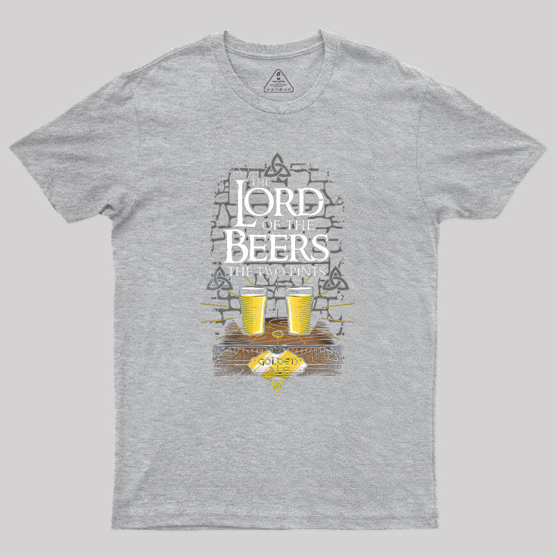 The Lord of the Beers Geek T-Shirt