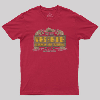 Val & Earl's Work for Hire Geek T-Shirt