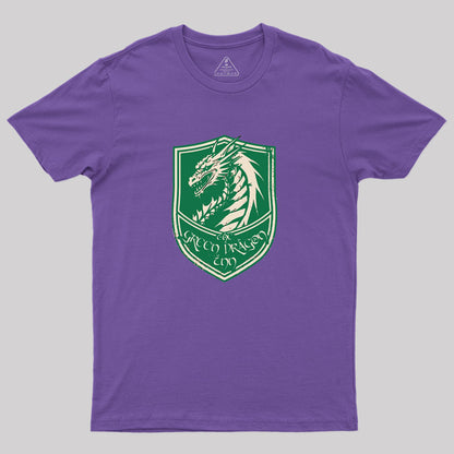 The Green Dragon Inn - Shield Logo Geek T-Shirt