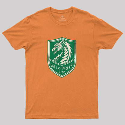 The Green Dragon Inn - Shield Logo Geek T-Shirt