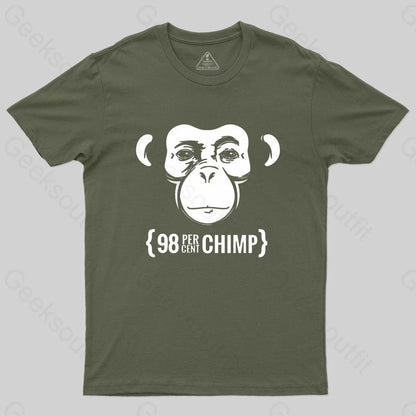 98 Percent Chimp T-Shirt - Geeksoutfit