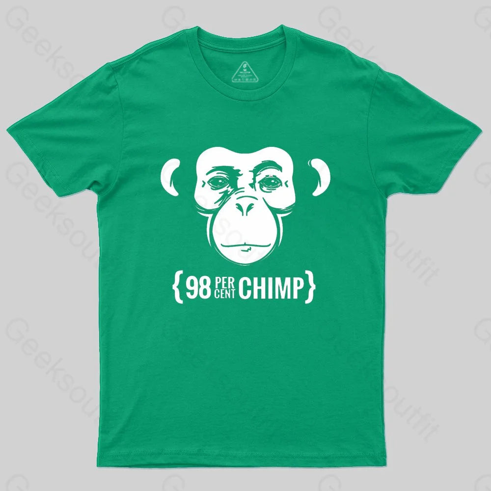 98 Percent Chimp T-Shirt - Geeksoutfit