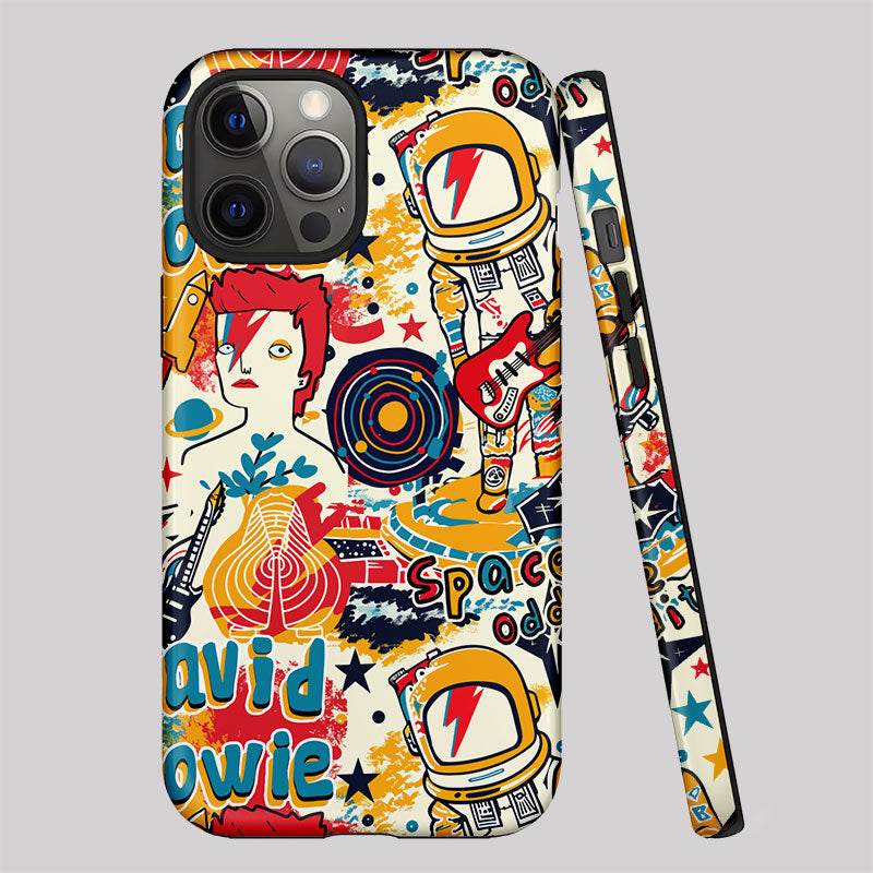 David Bowie Space Oddity Geek Phone Case