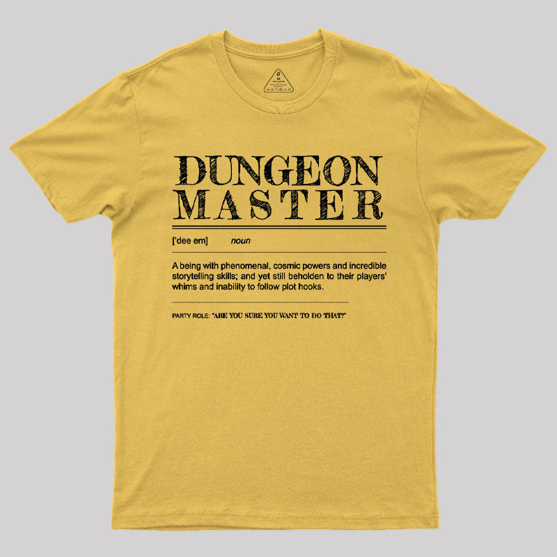 Dungeon Master Definition T-Shirt