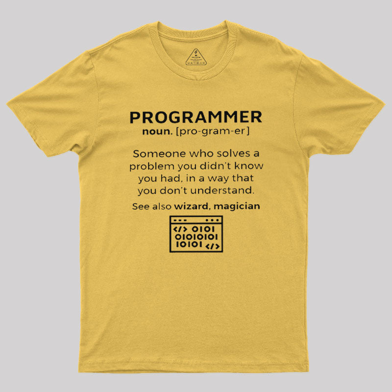 Funny Programmer Definition T-Shirt