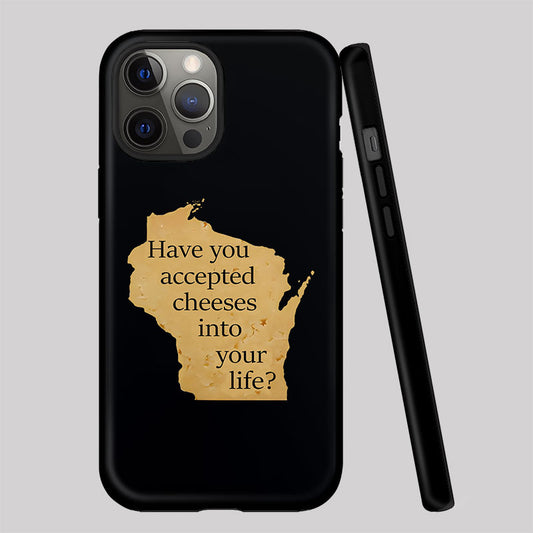 Wisconsin Cheese Pun Geek Phone Case