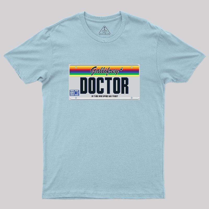 TARDIS and Registration T-Shirt