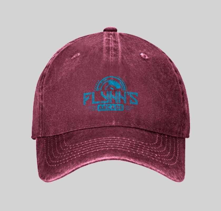 Flynn's Arcade Est 1982 Washed Vintage Baseball Cap