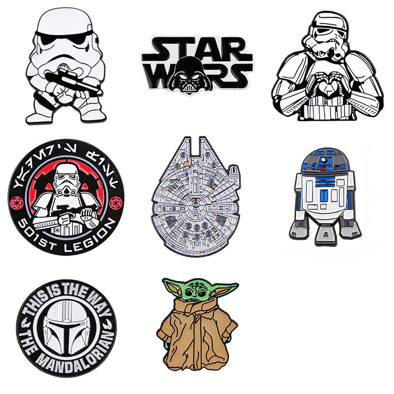 Science Fiction Movies Funny Stormtrooper Metal Pins