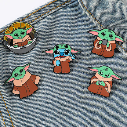 Baby Yoda Funny Pins