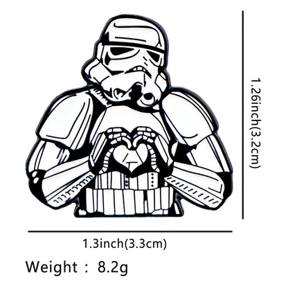 Science Fiction Movies Funny Stormtrooper Metal Pins