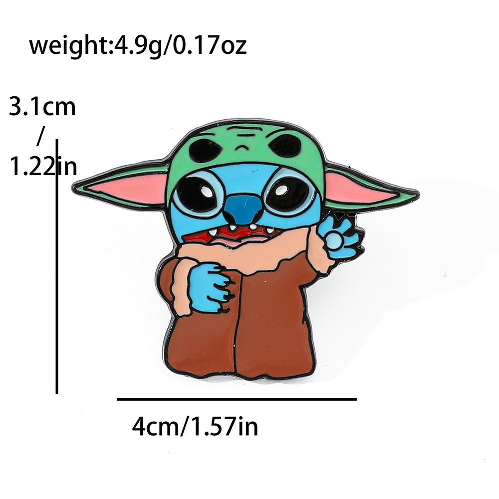 Baby Yoda Funny Pins