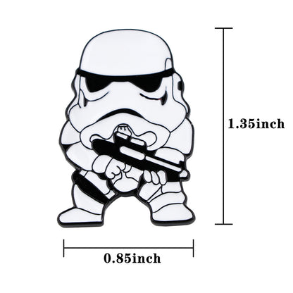 Science Fiction Movies Funny Stormtrooper Metal Pins