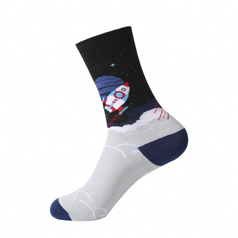 Cosmic Spaceman Men's Socks