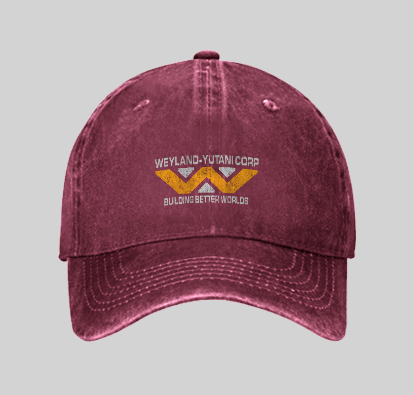 Weyland yutani Corp Washed Vintage Baseball Cap