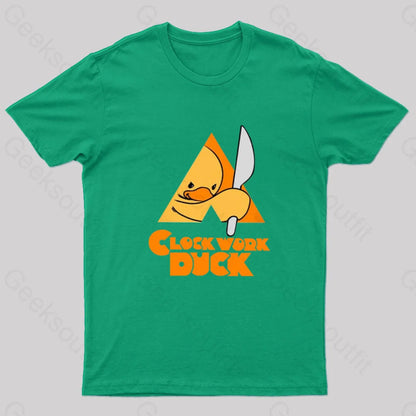 A Clockwork Duck Nerd T-Shirt Green / S