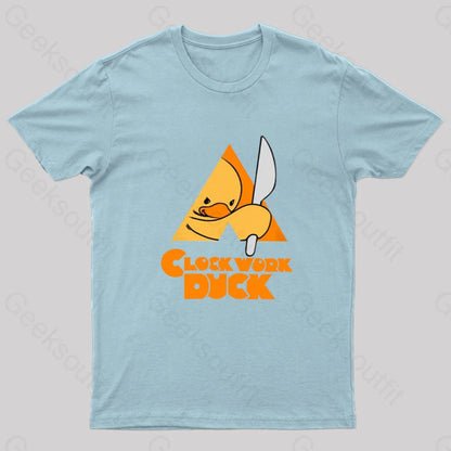 A Clockwork Duck Nerd T-Shirt Light Blue / S