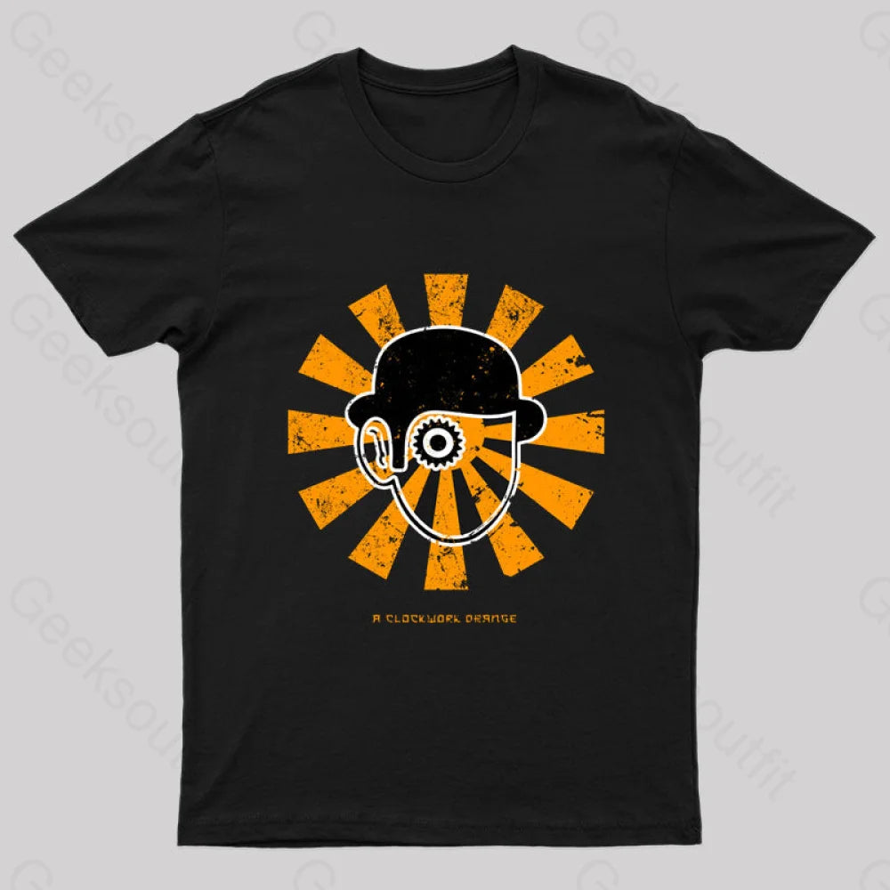 A Clockwork Orange Retro Japanese T-Shirt Black / S