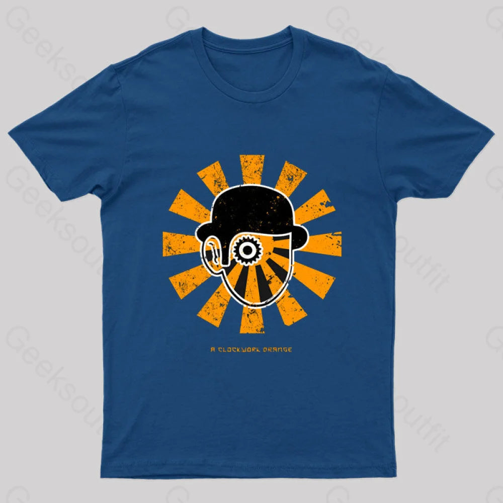 A Clockwork Orange Retro Japanese T-Shirt Navy / S