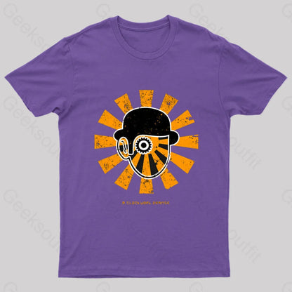 A Clockwork Orange Retro Japanese T-Shirt Purple / S