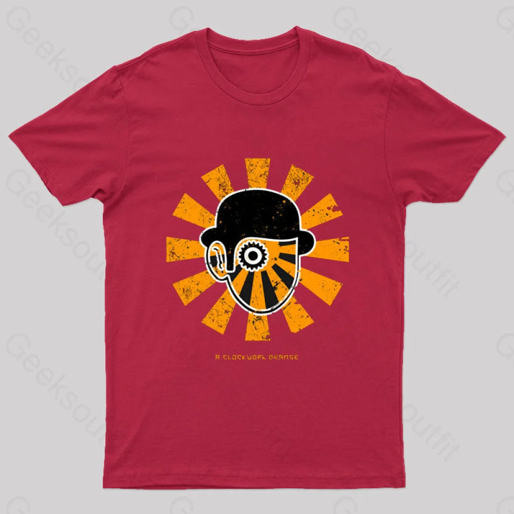 A Clockwork Orange Retro Japanese T-Shirt Red / S