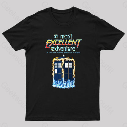 A Most Excellent Adventure Geek T-Shirt Black / S