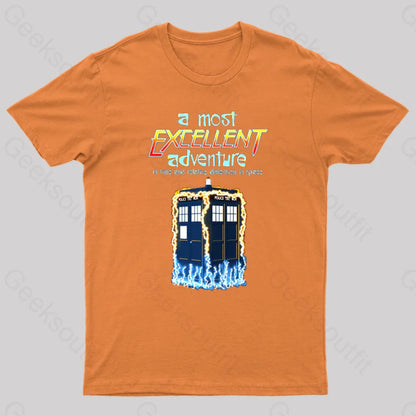 A Most Excellent Adventure Geek T-Shirt Orange / S