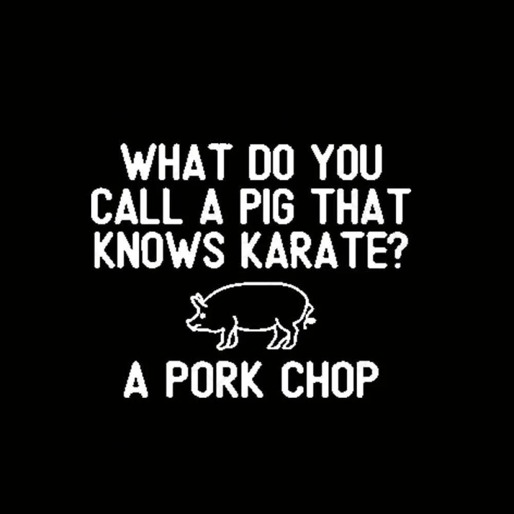 A Pig That Knows Karate Geek T-Shirt