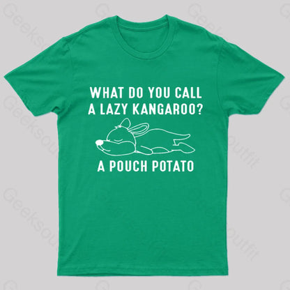 A Pouch Potato Nerd T-Shirt Green / S