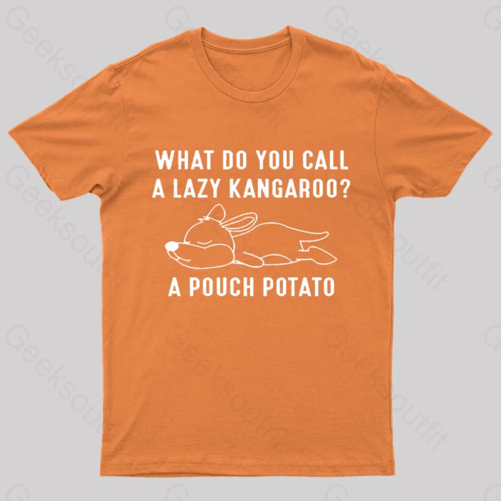 A Pouch Potato Nerd T-Shirt Orange / S