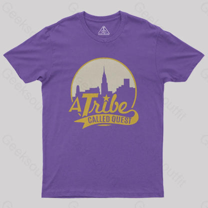 A Tribe Called Quest Geek T-Shirt Purple / S