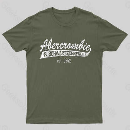 Abercrombie And Schwartzenberg Est 5662 T-Shirt Army Green / S Yc