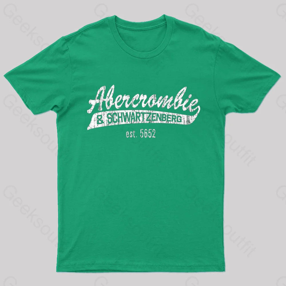 Abercrombie And Schwartzenberg Est 5662 T-Shirt Green / S Yc