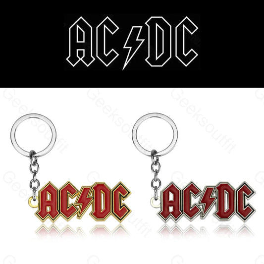 Acdc Symbol Keychain