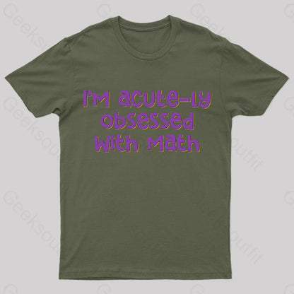 Acute Obsession Nerd T-Shirt Army Green / S