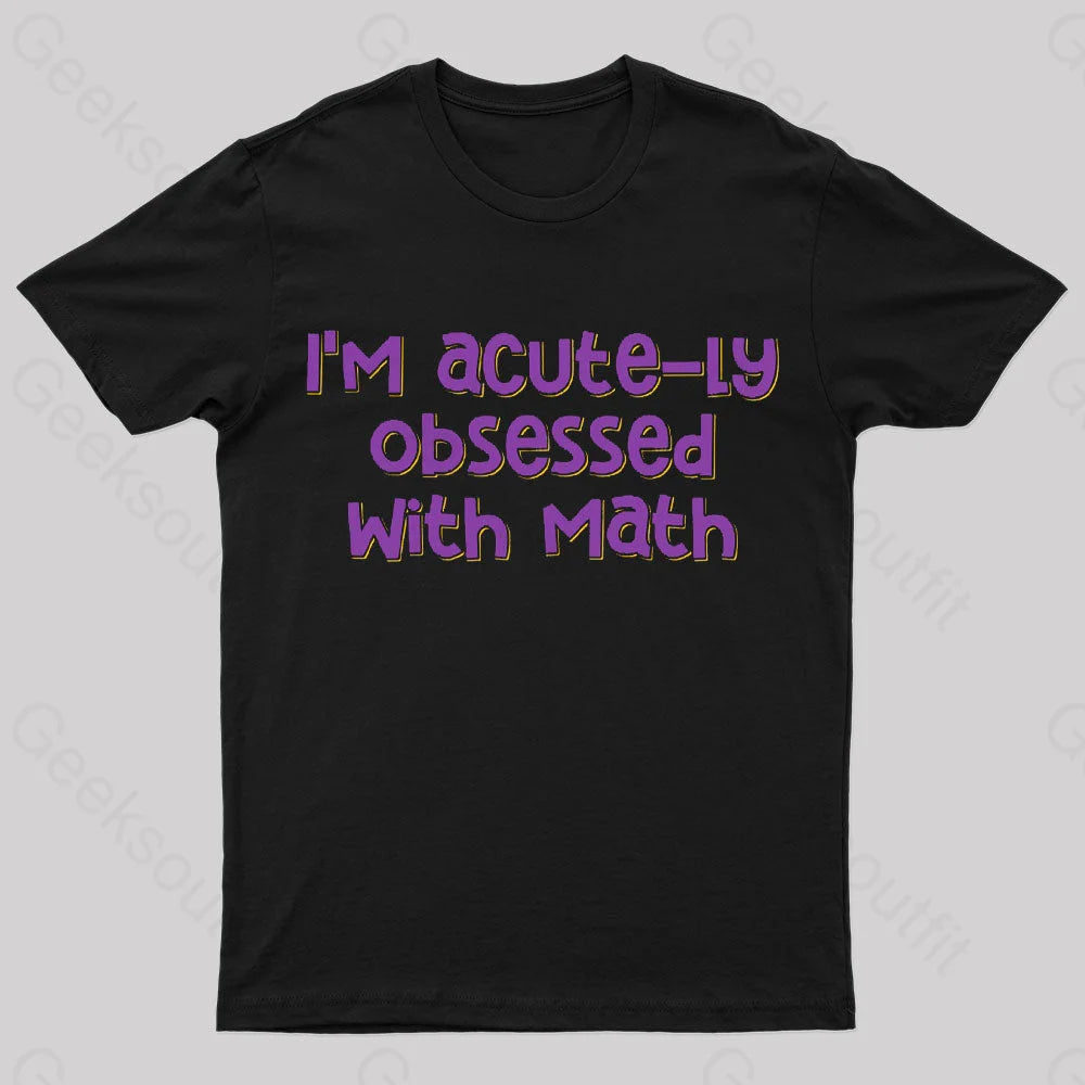 Acute Obsession Nerd T-Shirt Black / S