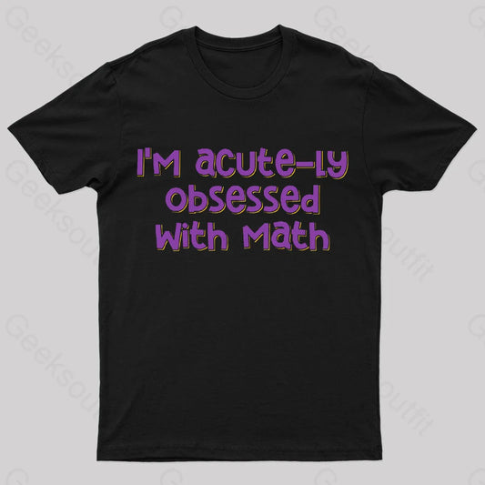 Acute Obsession Nerd T-Shirt Black / S