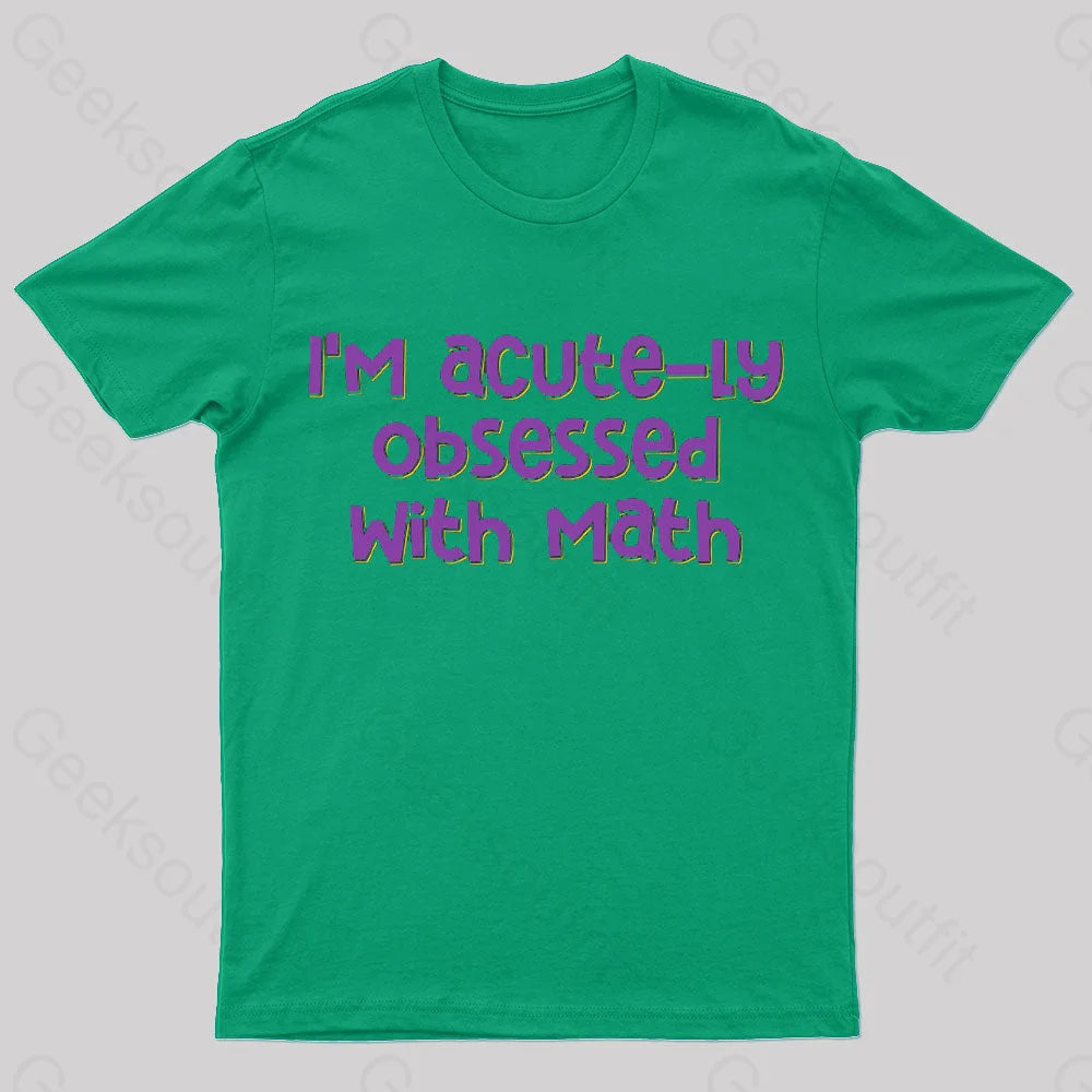 Acute Obsession Nerd T-Shirt Green / S