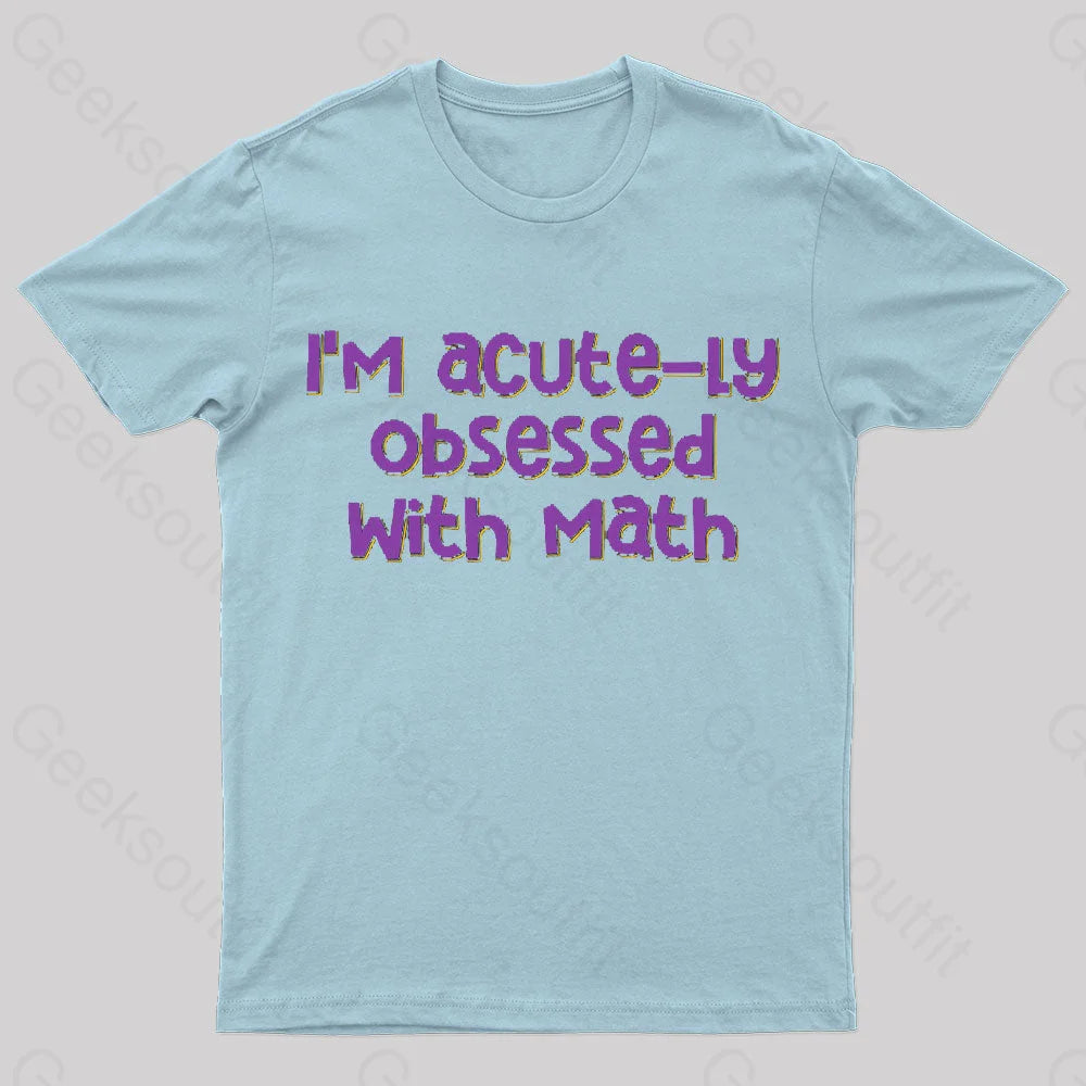 Acute Obsession Nerd T-Shirt Light Blue / S