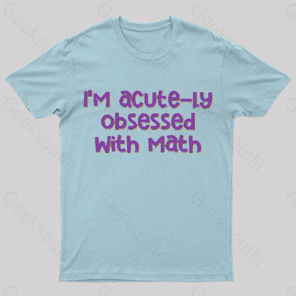 Acute Obsession Nerd T-Shirt Light Blue / S