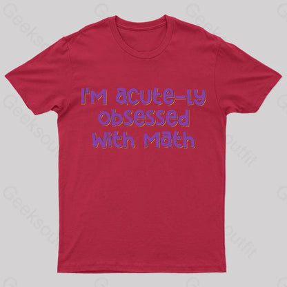 Acute Obsession Nerd T-Shirt Red / S