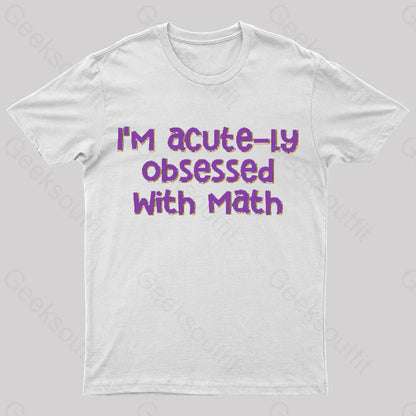 Acute Obsession Nerd T-Shirt White / S