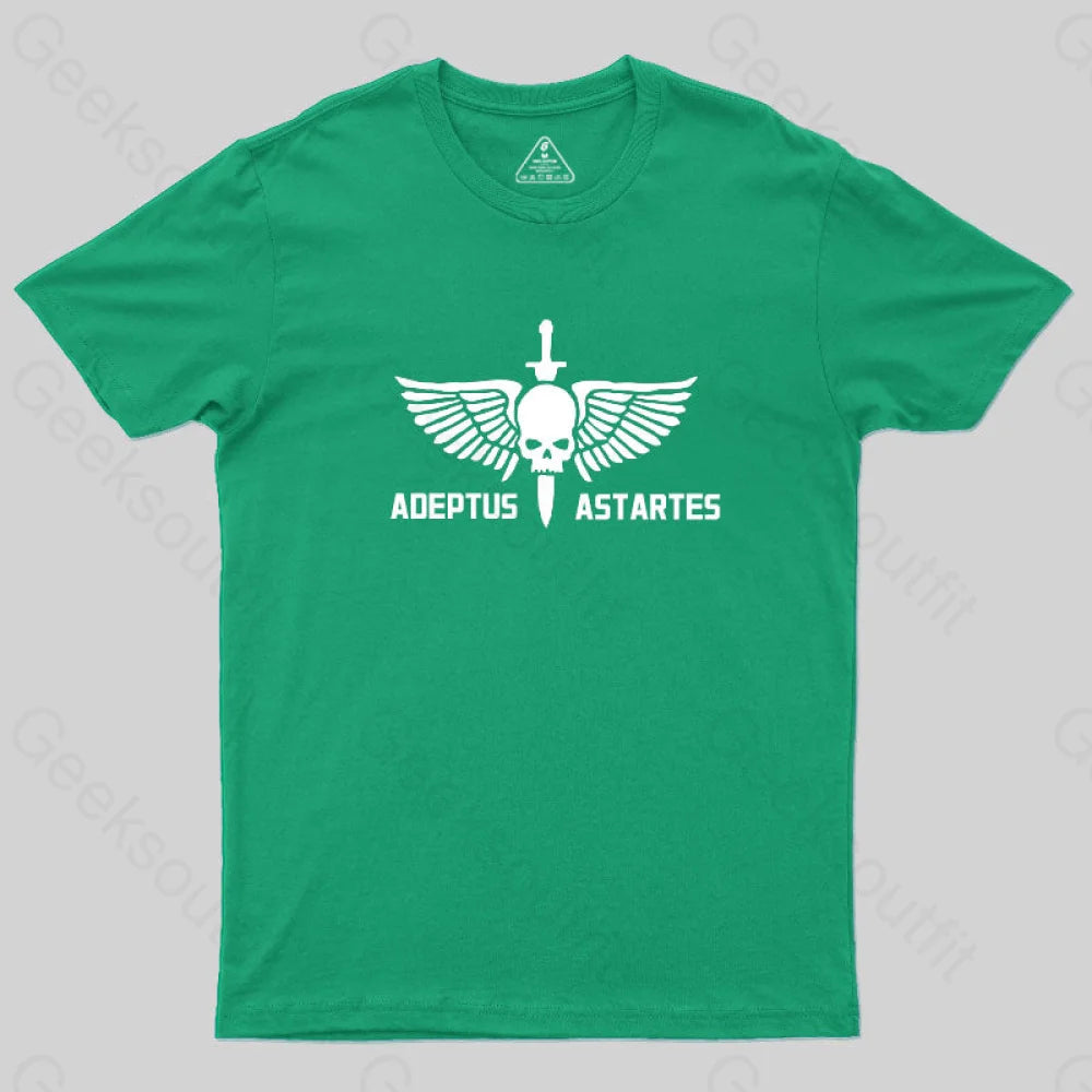 Adeptus Astartes-Warhammer 40K T-Shirt Green / S