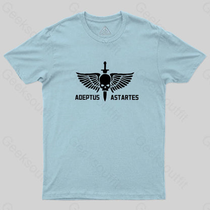 Adeptus Astartes-Warhammer 40K T-Shirt Light Blue / S