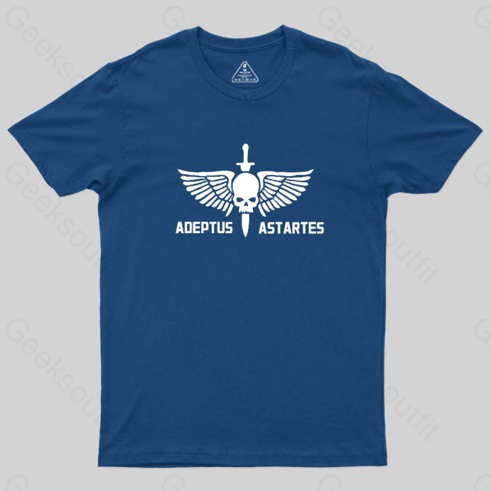 Adeptus Astartes-Warhammer 40K T-Shirt Navy / S