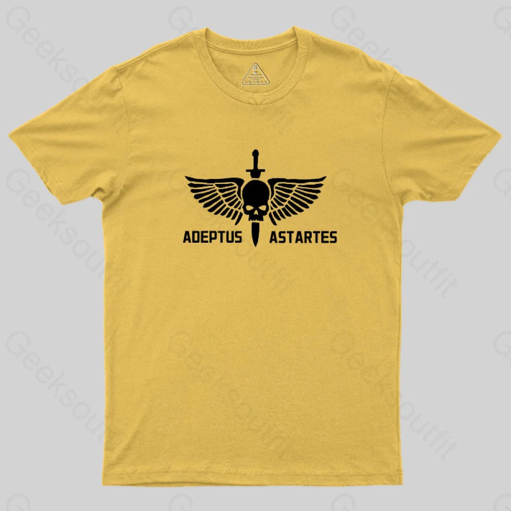 Adeptus Astartes-Warhammer 40K T-Shirt Yellow / S