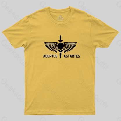 Adeptus Astartes-Warhammer 40K T-Shirt Yellow / S