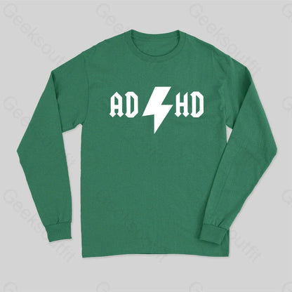 Adhd Long Sleeve T-Shirt Green / S