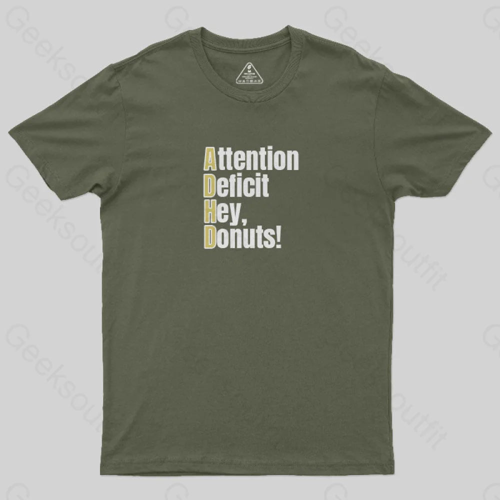 Adhd T-Shirt Army Green / S