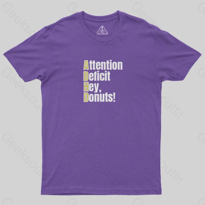 Adhd T-Shirt Purple / S